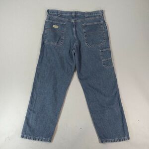 Wrangler Jeans Carpenter pants men's 36 x 30 blue denim Vintage USA